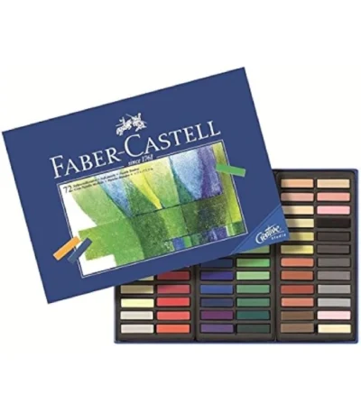 Faber-castell demi pastel carre tendre boîte de 72